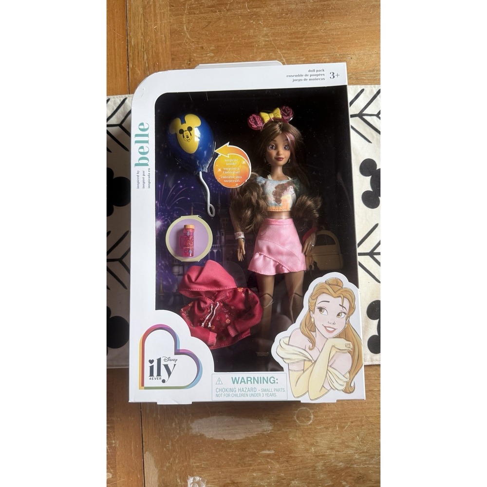 Disney Parks ily 4EVER Inspired by BELLE 11" Doll & Accessories - NEW